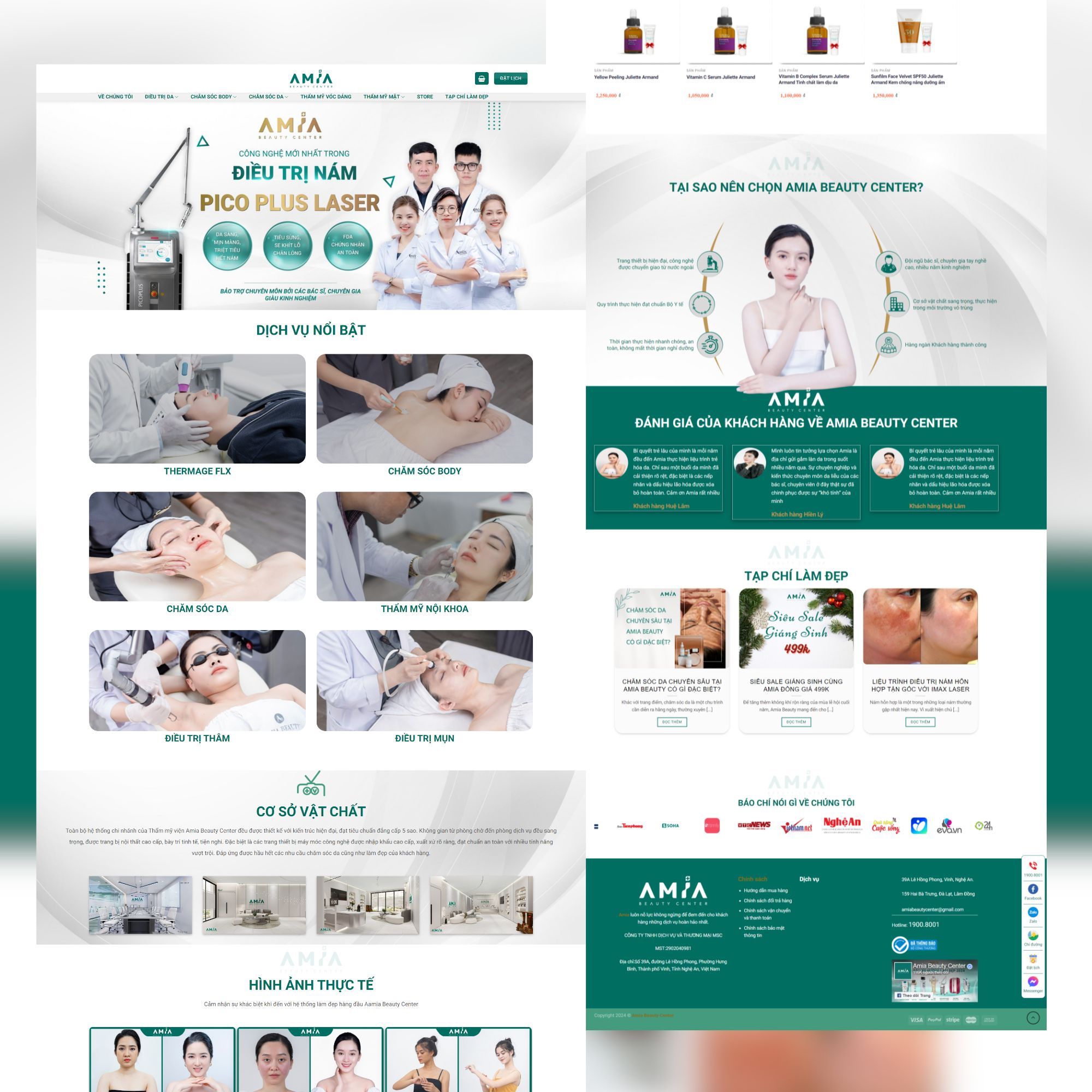 SCV WEB Chăm sóc da toàn thân